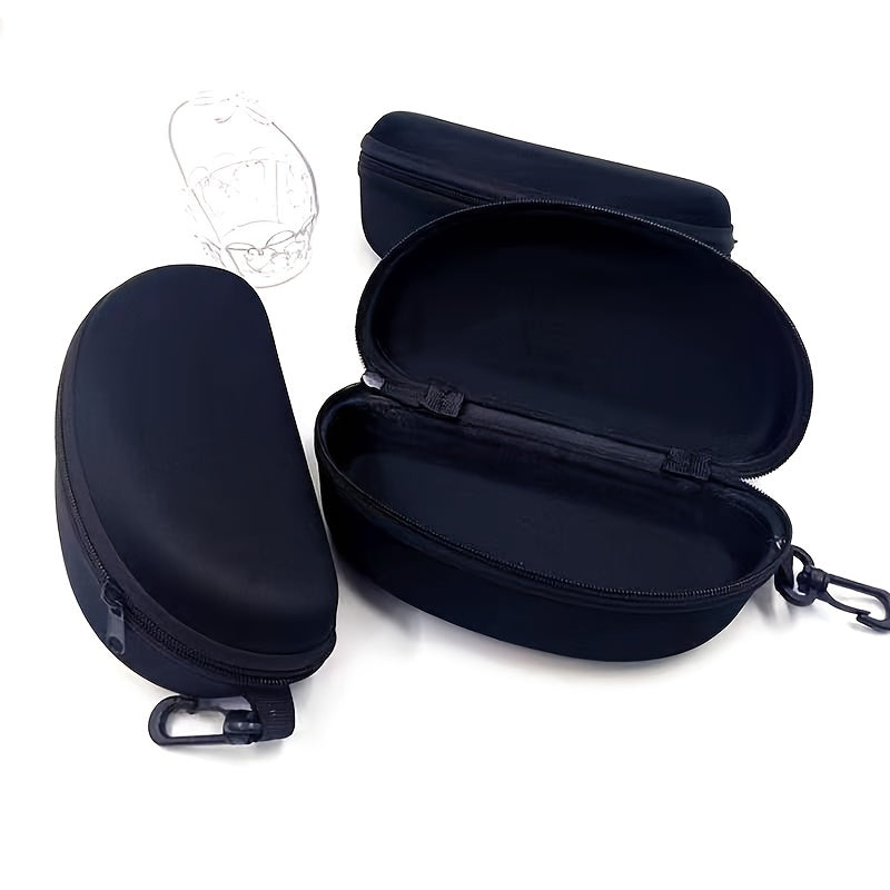 Men's Zipper PEVA Anti-Stress Glasses Case