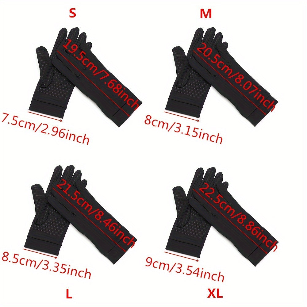 Full Finger Warm Gloves Winter Silicone Non slip Gloves for Sports