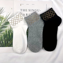 5 Pairs Rhinestone Decor Crew Socks for Women