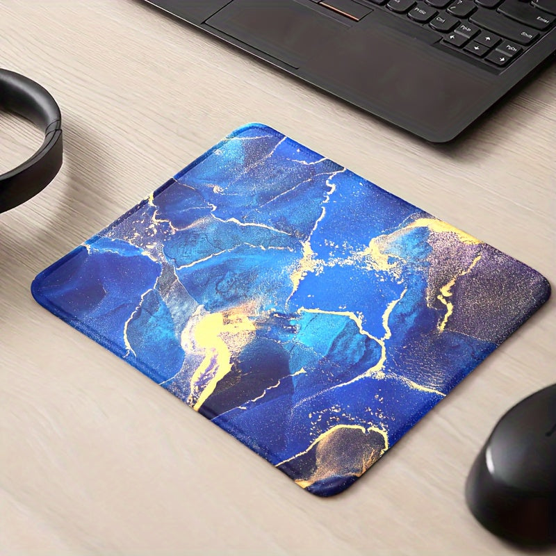 Hand painted Crack Printing Mouse Pad, Non-slip Square Design