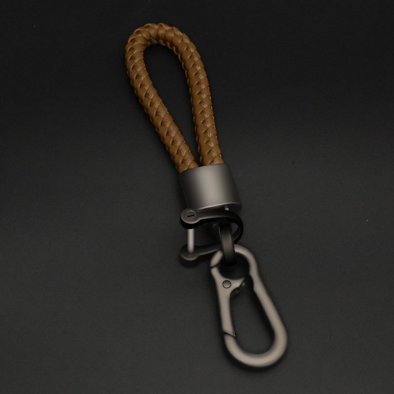 Braided Rope Car Keychain Key Rope Buckle Car Key Ring Car Decor
