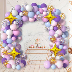 114pcs Unicorn Balloon Garland Kit Birthday Party Decorations