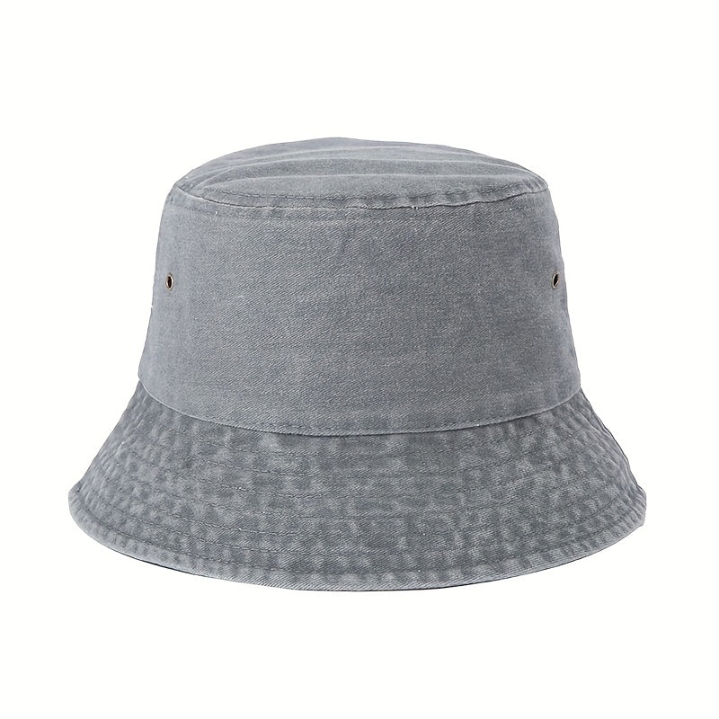 Solid Washed Bucket Hat