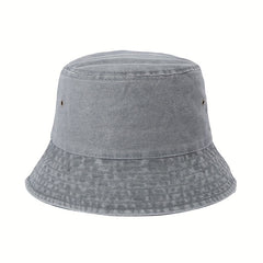 Solid Washed Bucket Hat