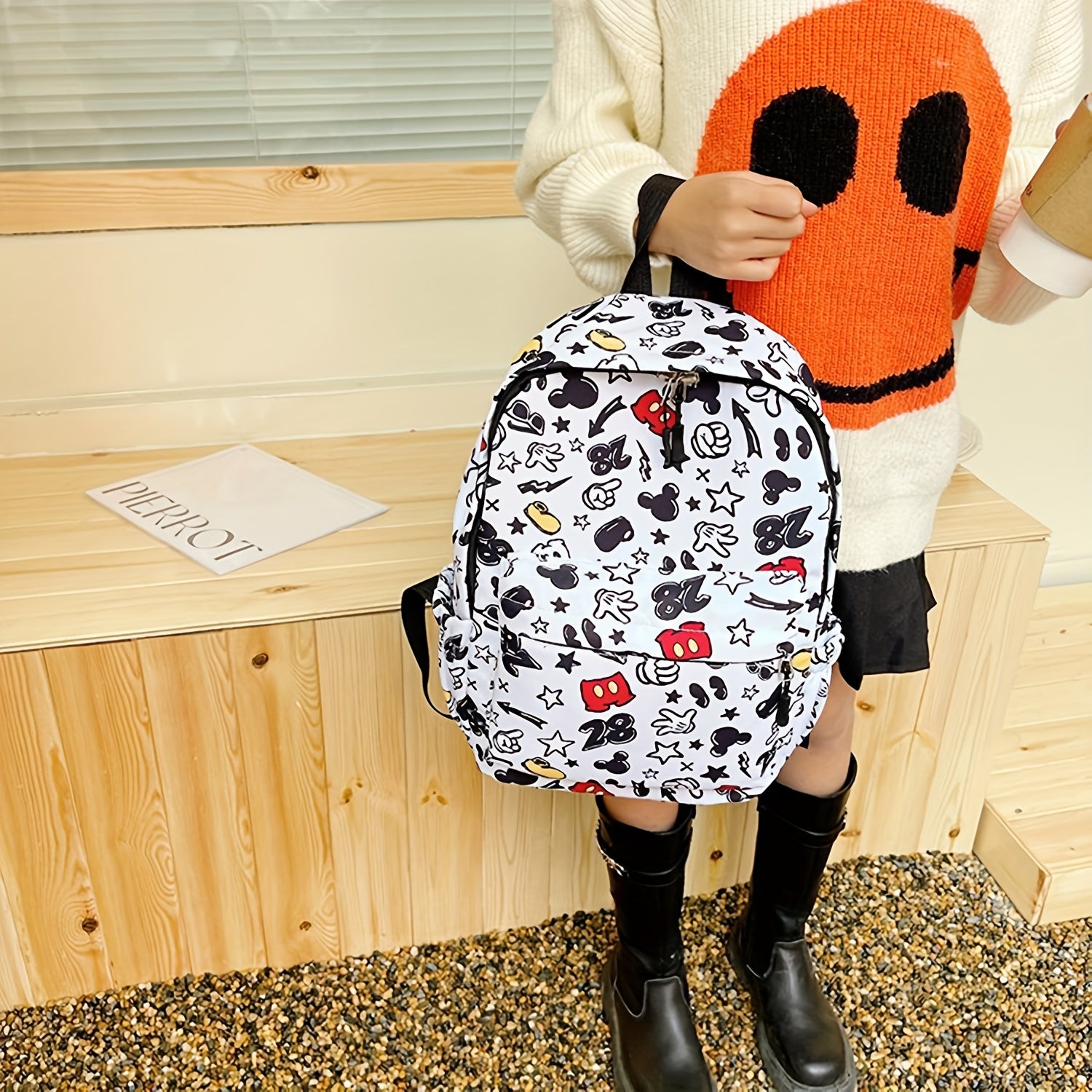 Cartoon Waterproof Lightweight Backpack School Bag