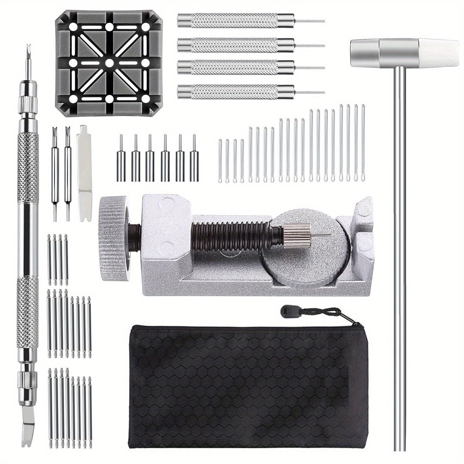 Watch Band Strap Link Pins Remover Repair Tool Spring Bar Tool Set