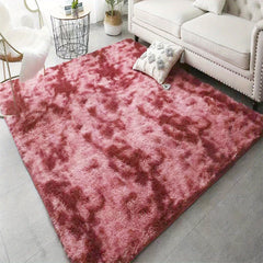 Tied Dyed Shag Furry Carpet 78.74 x 78.74