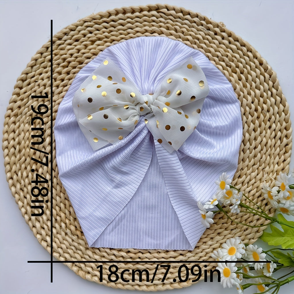 Infant Bow Hat Soft and Comfortable Headband for Newborns