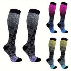 Unisex Running Compression Socks 20-30 Mmhg for Marathon Cycling Football