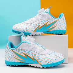 Boys TF Soccer Shoes Lightweight Cleats Non Slip Training Shoes for Kids
