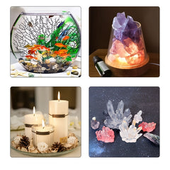 Crystal Cluster Stone Silicone Mold for DIY Jewelry Set