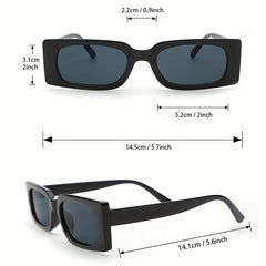 2 Pairs Men's Classic Sunglasses with Case