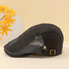 Summer Mesh Visor Flat Cap Beret Outdoor Sun Hat