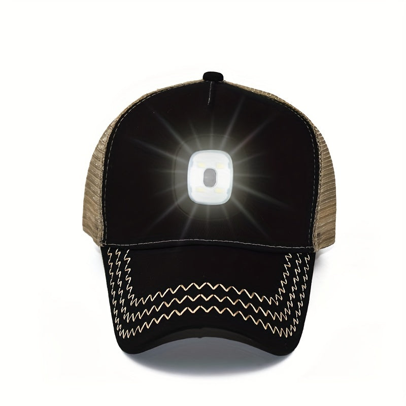Rechargeable Lighted Baseball Cap Night Fishing Outdoor Hat