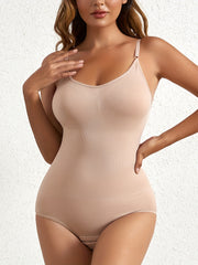 Solid Shaping Bodysuit Tummy Control Butt Lifting Body Shaper