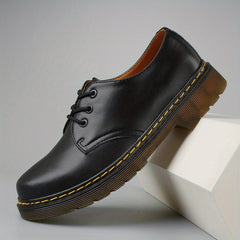 Men's Derby Shoes Lace up Front Business Formal Tie Optional