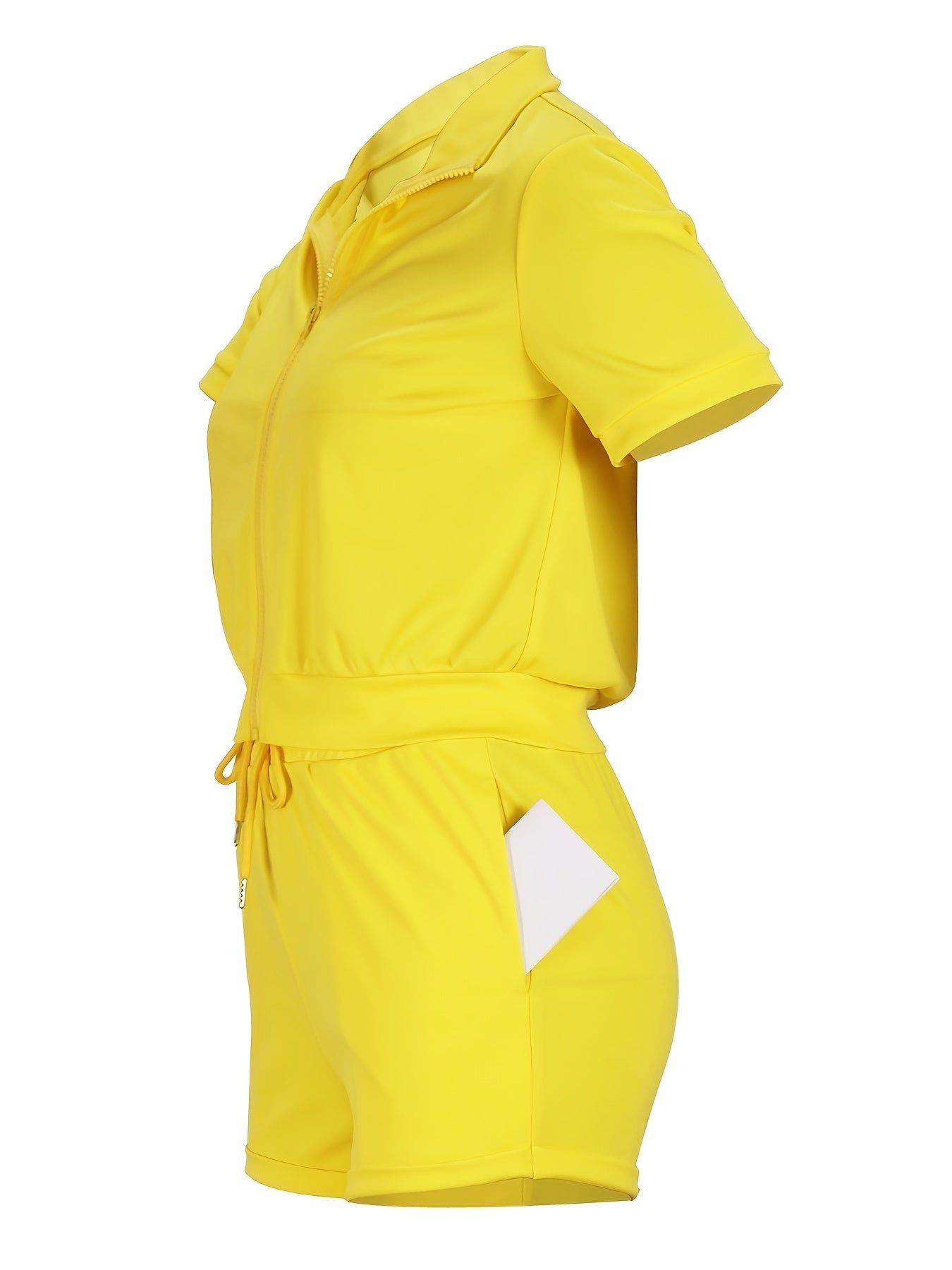 2pcs Casual Sports Suits Short Sleeve Shirts & Shorts Women's Activewear
