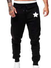 Little Star Print Men's Sports Pants Casual Jogging Trousers Comfortable Joggers