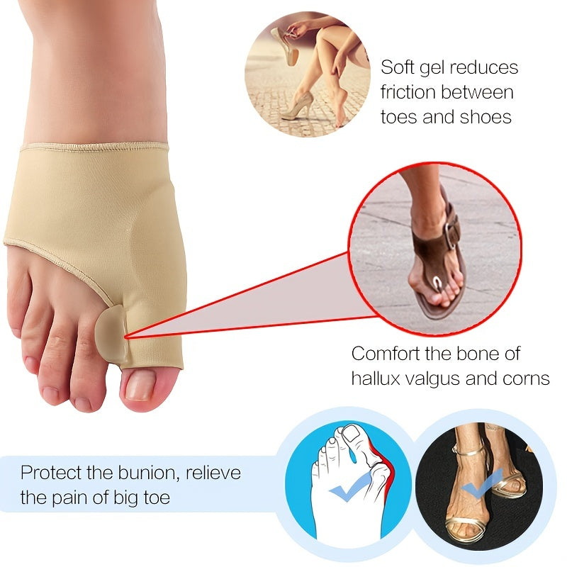 Silicone Gel Toe Separator Insoles for Bunion Relief