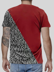 Poker Pattern Men's T shirt Hip hop Style Tees For Summer