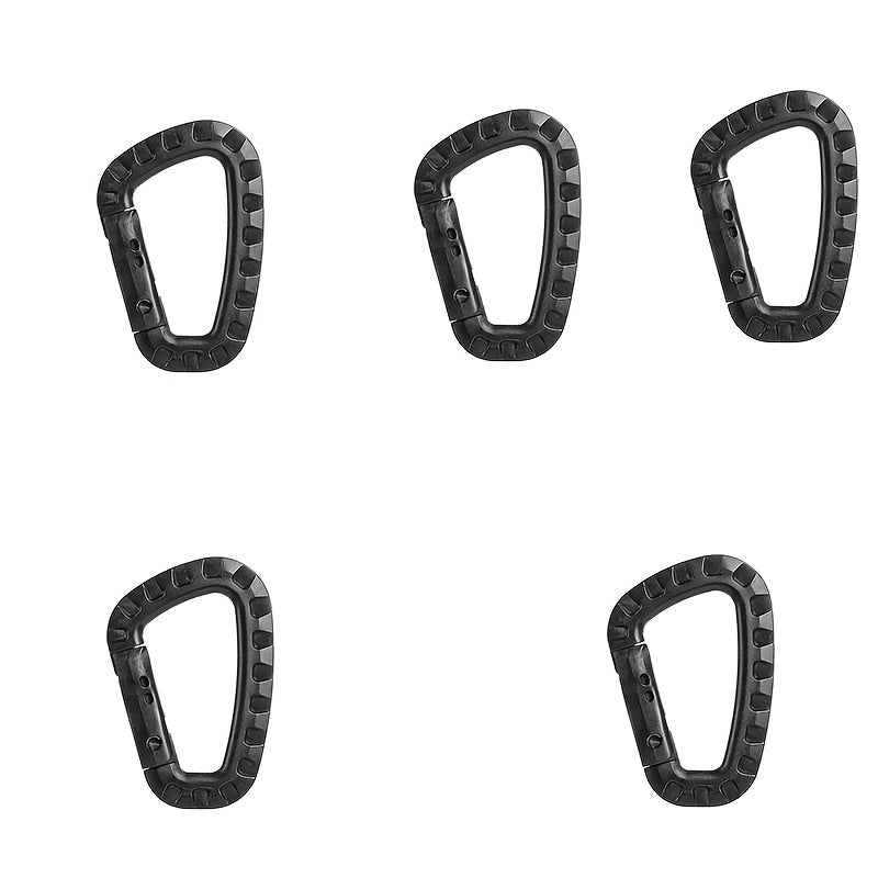 5pcs D Ring Key Chain Keyring for Outdoor Camping Hiking