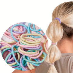 735pcs Colorful Hair Clips & Rings for Baby Girls