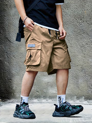 Men's Cargo Shorts Loose Fit Breathable Casual Pants