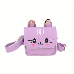 Kids Cartoon Rabbit Shoulder Bag Girls Coin Purse Handbag Wallet