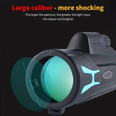 Waterproof 12X42 Monocular Telescope for Outdoor Sports Watching