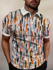 Men's Plaid Shirt Zipper Summer