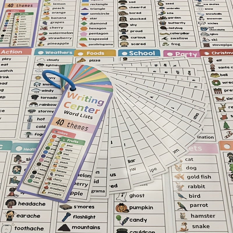 Educational Flashcards Seasons Weather Animals Daily Characters Plants Fruits