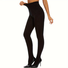 Plush Lined Tights High Waist Thermal Leggings Women's Stockings