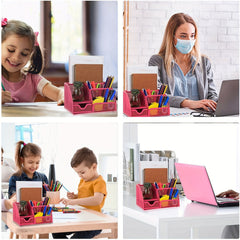 Mesh Pen Holder for Desk Organization at Home & Office