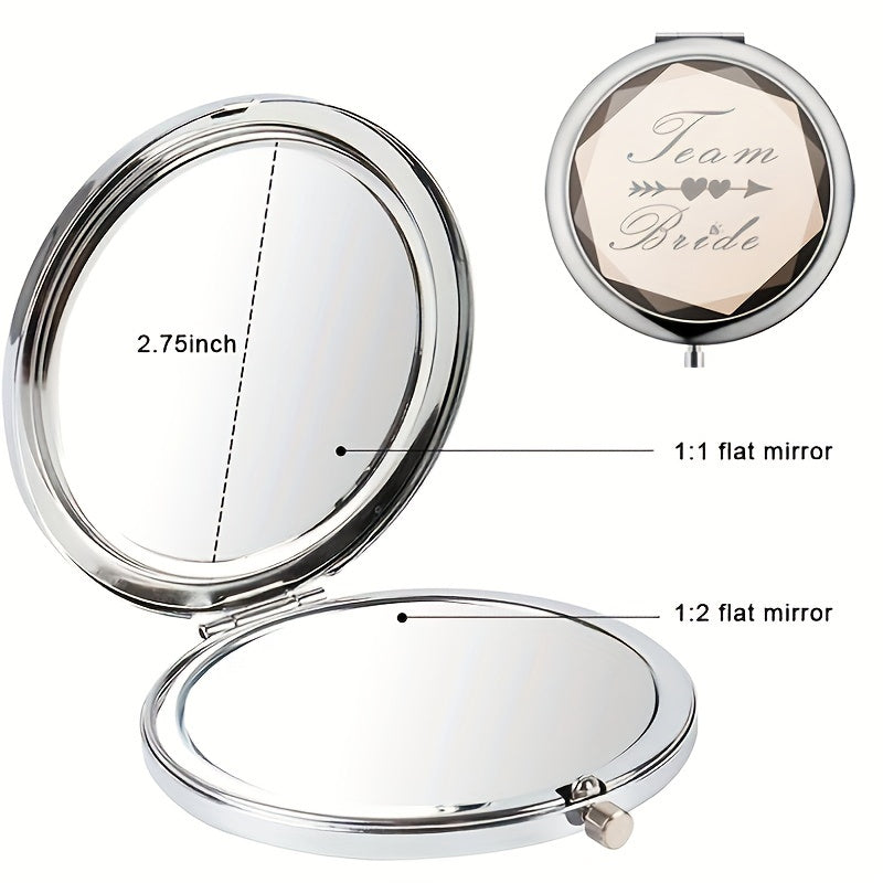 Bride Tribe Compact Makeup Mirror for Bachelorette Party