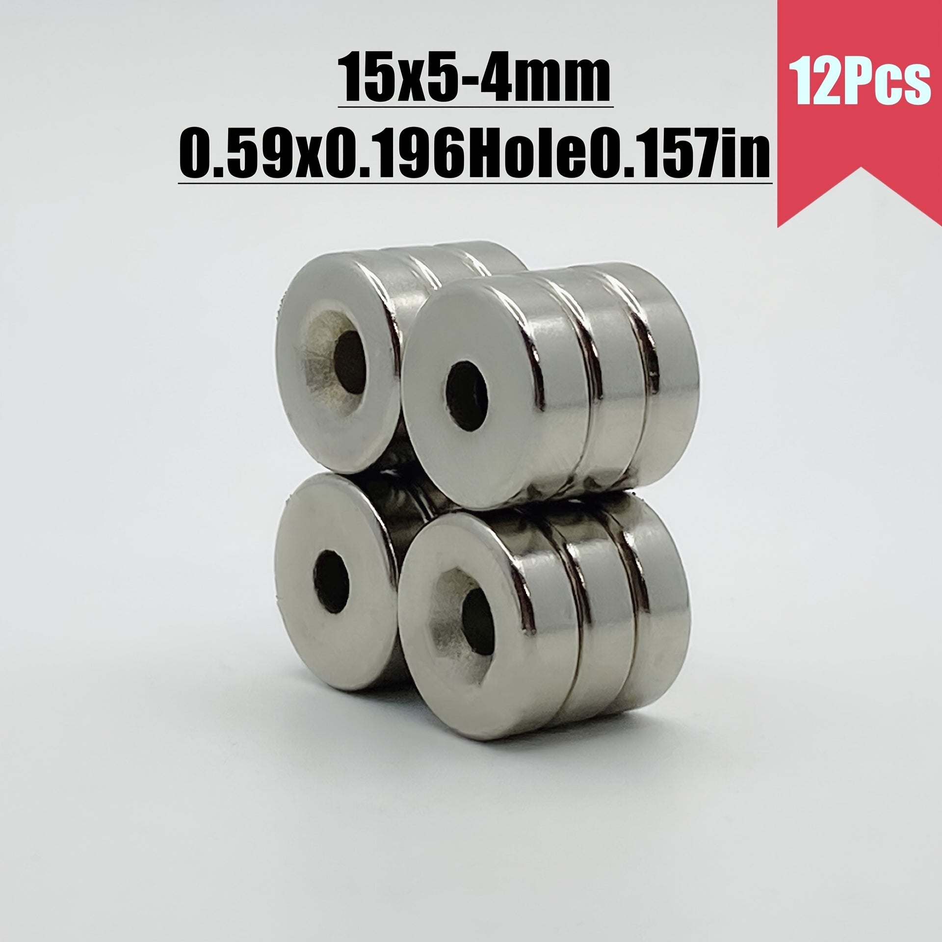15x5mm Strong Neodymium Disc Magnet with Holes