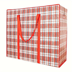 Large Moving Bag With Zippers & Carrying Handles Heavy Duty Storage Container