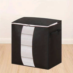 Cotton Quilt Storage Bag Clothes Organizer Box Large Capacity