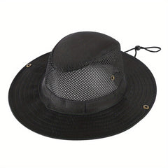 Men's Wide Brim UV Protection Sun Hat for Summer Beach Fishing Hiking