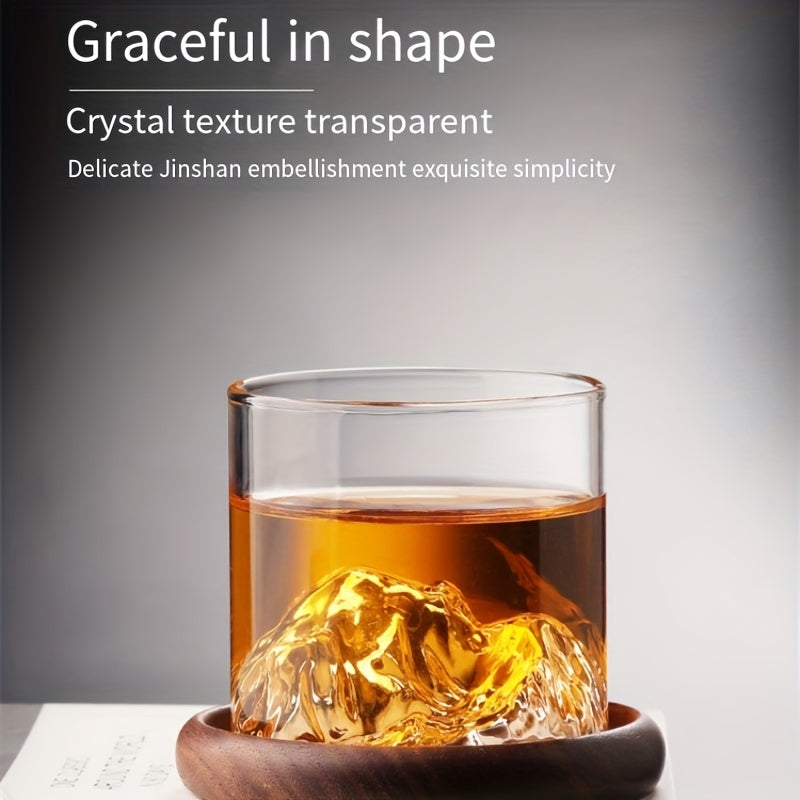 Creative Glass Whiskey Wine Cup 300ml Outdoor Travel Water Cup