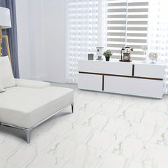 10pcs Waterproof Marble Tile Stickers Self Adhesive PVC Tiles - Easy Install
