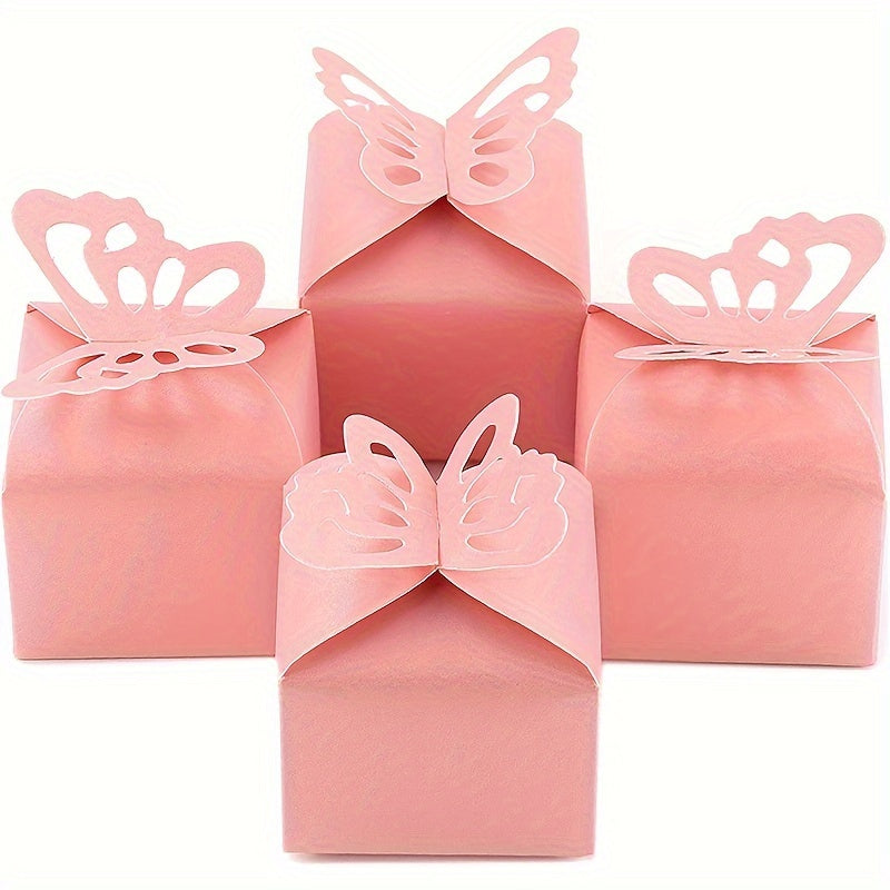 10pcs Creative Pearlescent Paper Butterfly