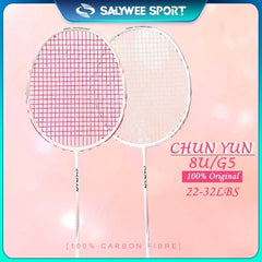 Carbon Fiber Badminton Racket & Bag Set, 9.98-14.51KG, Offensive Player Gift
