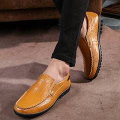 Men's Comfy Slip-On Loafers Non-Slip Casual Shoes