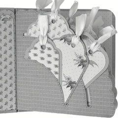 1pc Stitched Slot Corner Pocket Metal Cutting Dies for Card Making