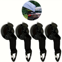 4pcs Outdoor Camping Tent Suction Cup Hook