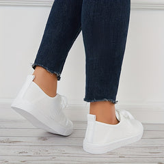 Women's Lace-up Mesh Weaving Sneakers Breathable Platform Shoes