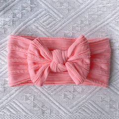 Soft Jacquard Baby Bow Hair Band Headwear Hair Accessories