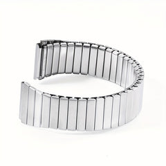 18mm Metal Elastic Strap Watch Band Stainless Steel Expansion Bracelet