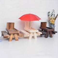 Wooden Squirrel Feeder for Garden Decor Yard Farm