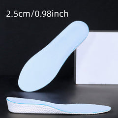 Height Increased Popcorn Memory Foam Insoles for Men Women